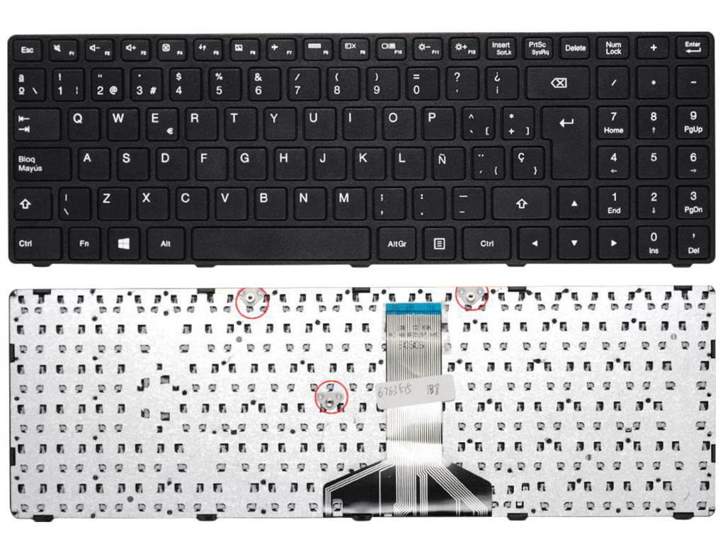 TECLADO LENOVO 100 15IBD EN ESPAÑOL jorgecorrea uy