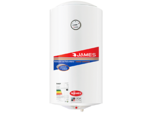 CALEFÓN JAMES 80 LITROS ACERO CILÍNDRICO