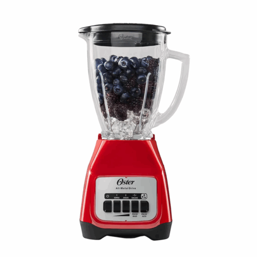 Licuadora Oster® con vaso de vidrio y dos velocidades más pulso