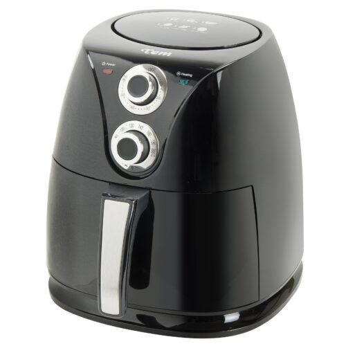 Freidora sin aceite Airfryer TEM 4.5 - 5L 1400w Negra