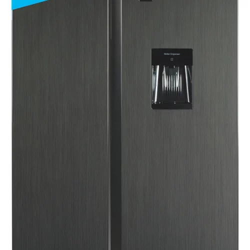Refrigerador Heladera Side By Side Tem Si5420 Albion Color Gris Oscuro