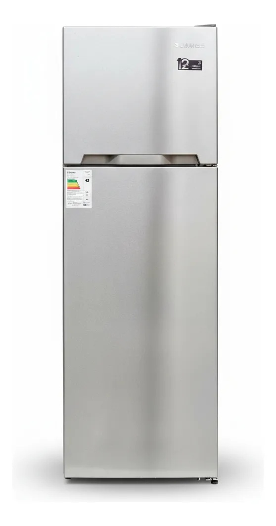 Refrigerador James Rj 405 Inverter Inox Frio Seco Color Plateado