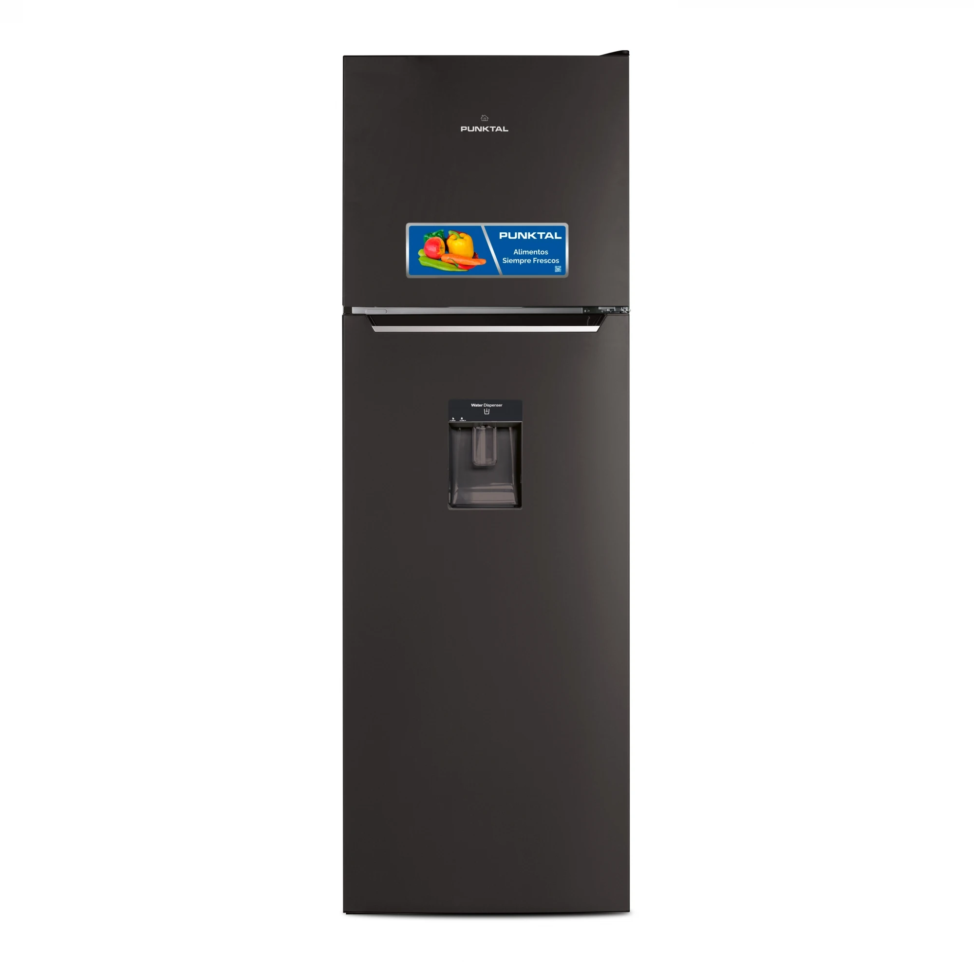 Refrigerador Punktal Pk-275 Fsn Negro 248lts