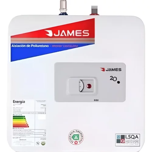 Calefon Termotanque James 20 Lts Salida Superior Bajomesada