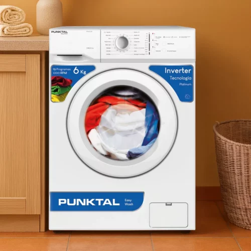 Lavarropas Punktal Carga Frontal 6kg Tecnología Inverter PK-66 INV