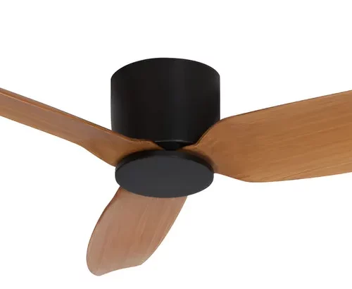 Ventilador De Techo James Vt 40 C/remoto Moderno Cantidad De Aspas 3 Estructura Negro Aspas Nogal Oscuro Diámetro 1.32 M