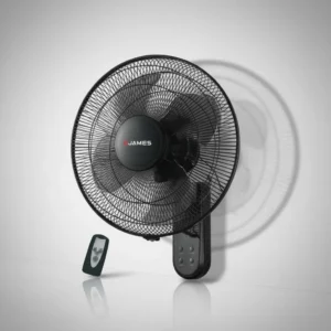 Ventilador Pared C/ Control Remoto James Vwj 16 Kr Jhc 40 40 Cm 50 Hz Negro Negras Transparentes Plástico 5