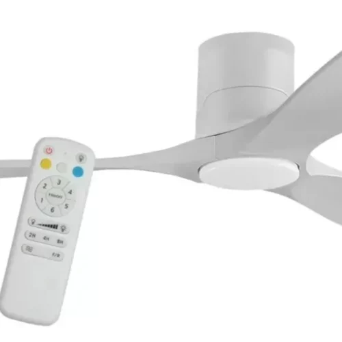 Ventilador De Techo James Vtl45 + Control Timer 6 Veloc Jhc 1.32 M Blanco Blanco 3