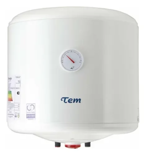 Calefón Termotanque Tem 30 Lts Acero Blanco