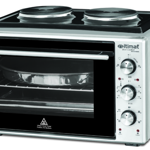 Horno Eléctrico Itimat 60 Litros 2 Discos Eléctricos Jhc Gris 2346060