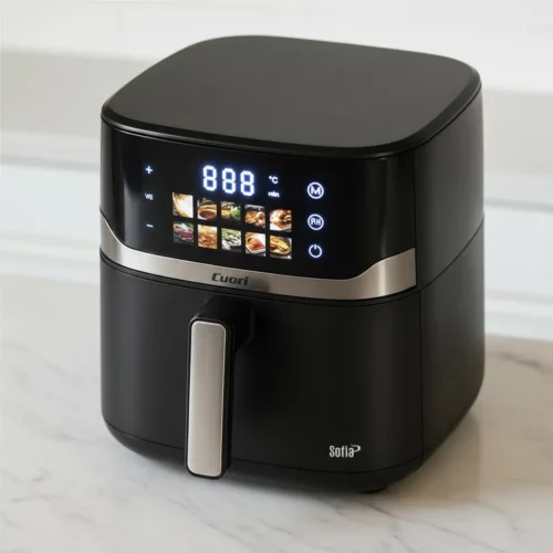 Freidora De Aire Cuori Sofía 10lts Panel Digital Sin Aceite Negro - Imagen 3