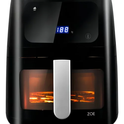 Freidora Sin Aceite Airfryer Digital Cuori Zoe 5 Lt 200oc Negro