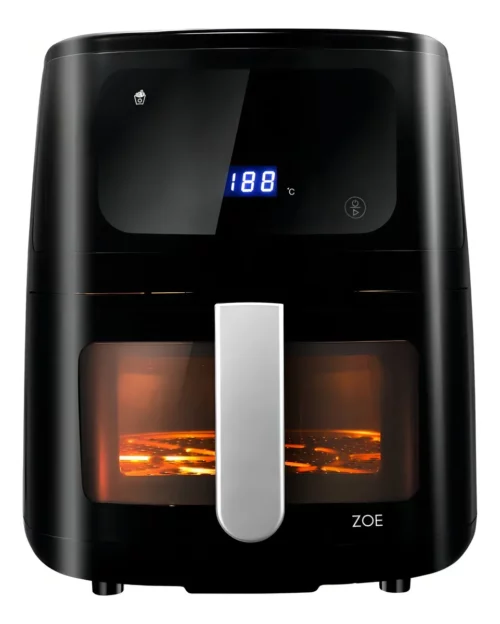 Freidora Sin Aceite Airfryer Digital Cuori Zoe 5 Lt 200oc Negro