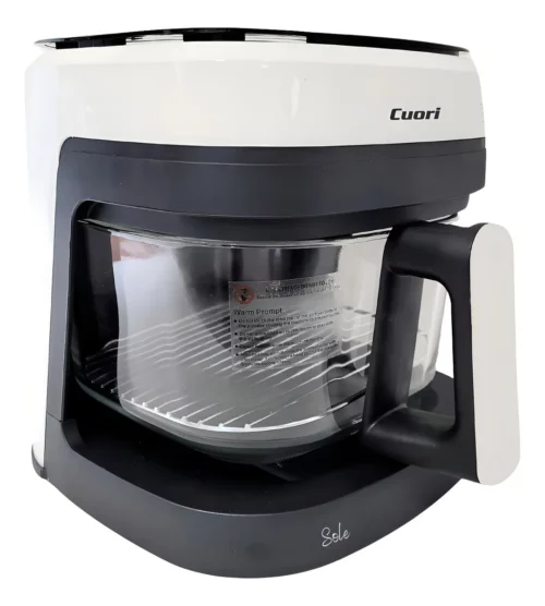 Freidora De Aire Cuori 4.5l 1400w Digital Cesta De Vidrio Blanca - Imagen 3