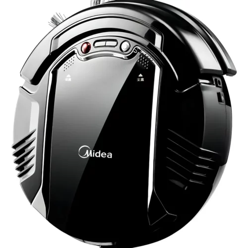 Aspiradora Robot Midea F4 C/ Remoto 480 Pa Color Negro