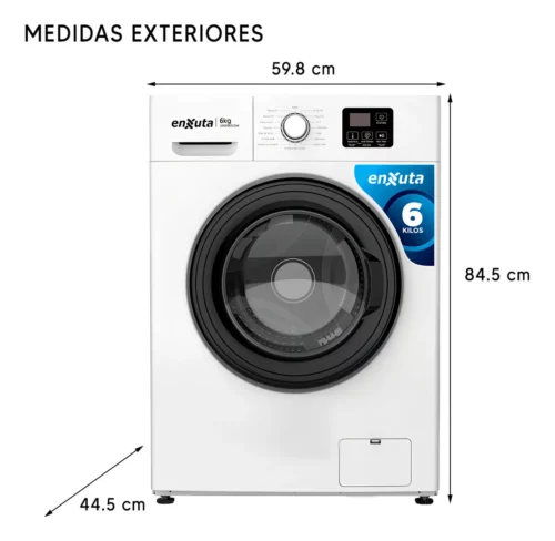 Lavarropas Carga Frontal Enxuta Lenx0650dw Color Blanco - Imagen 3