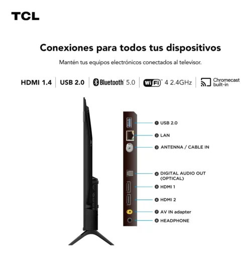 Smart Tv 32 Tcl Full Hd Qled 32s5k - Imagen 3