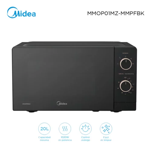 Microondas 20l Midea Inverter Negro Mmop01mz-mmpfbk - Imagen 4
