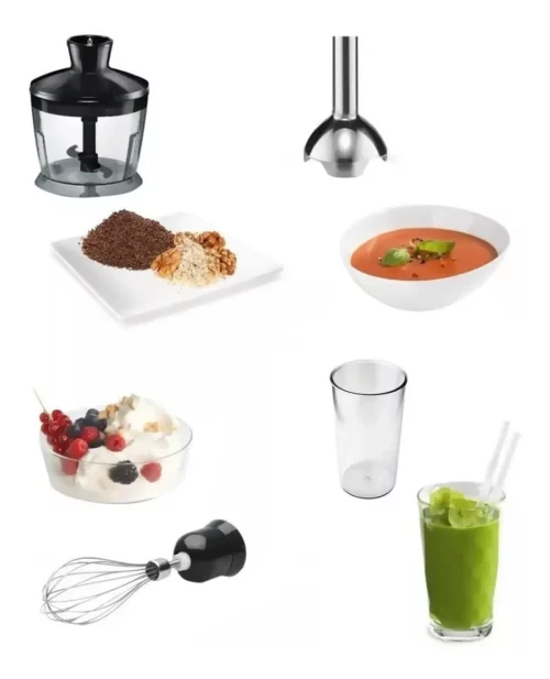 Mixer James Mjca Con Accesorios Acero Inox 1000 W - Imagen 2