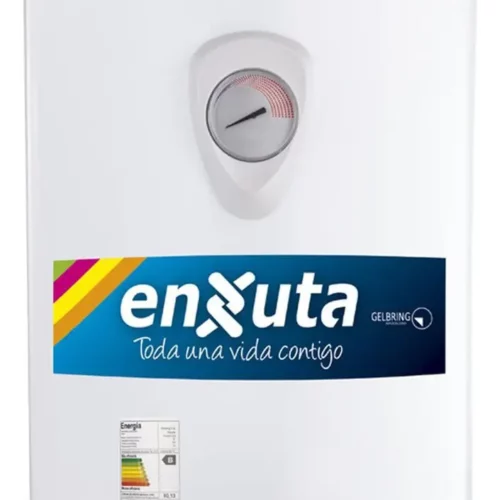 Calefon Termotanque Enxuta 30 Litros Acero Color Blanco