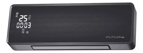 Convector Calefactor Eléctrico De Pared Futura NEGRO 2000w