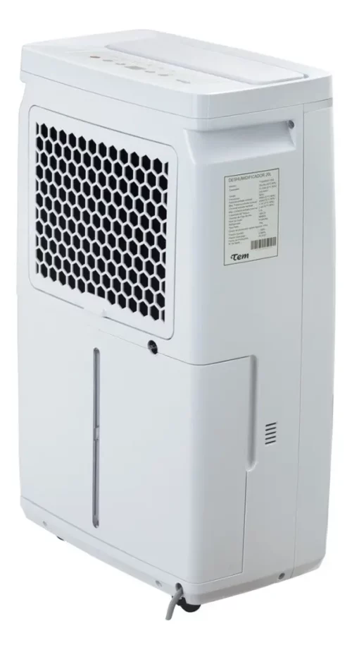 Deshumidificador Tem 20 Litros Digital Con Timer Silencioso Color Blanco - Imagen 5