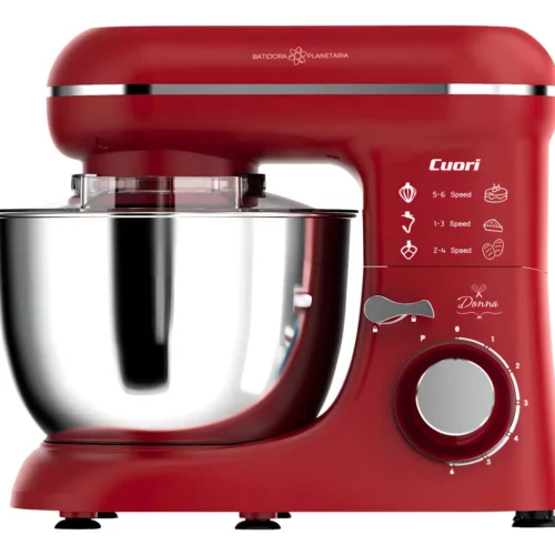 Batidora Planetaria Cuori 1000w 6 Velocidades 4,5 Litros Color Rojo Frecuencia 50 Hz / 60 Hz