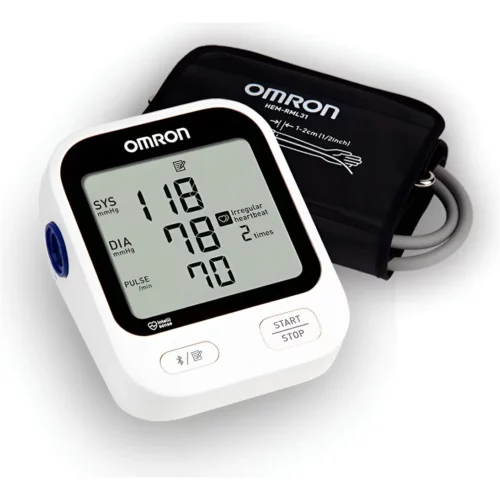 Tensiómetro Digital Omron Hem-716 Automático Para Brazo Color Blanco