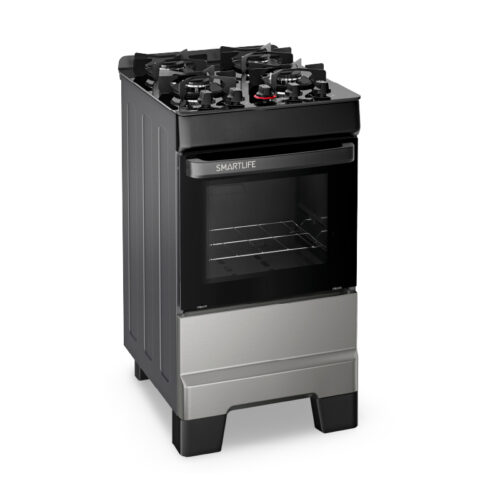 Cocina A Gas Smartlife Sl-kbr504tg 4 Hornallas Top Glass
