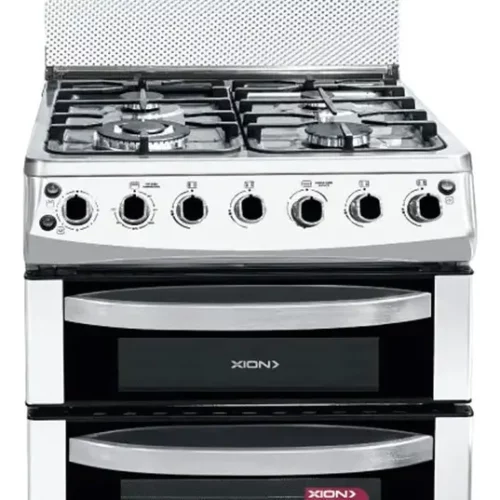 Cocina Combinada Xion Doble Horno 4h Encendido Eletrico Gris